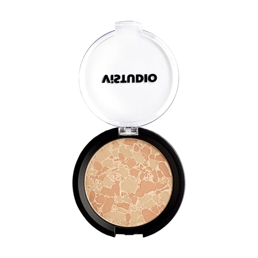 Уцінка! Компактна пудра для обличчя ViSTUDIO Compact Face Powder Palladio Effect Натурально-бежевий, 15 г